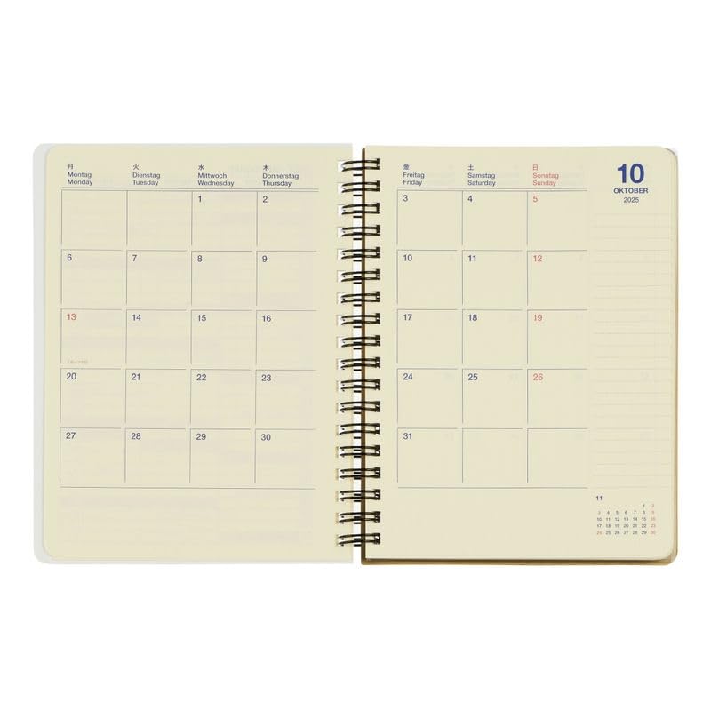 Amazon.co.jp: 【デルフォニックス手帳 2026年版／2025年10月始まり